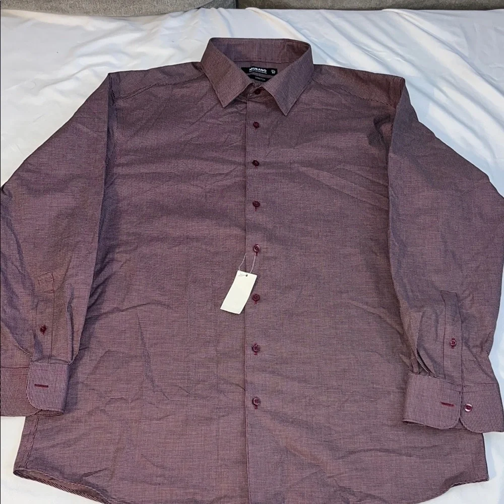 Murano Red Dress Shirt Classic Elegance